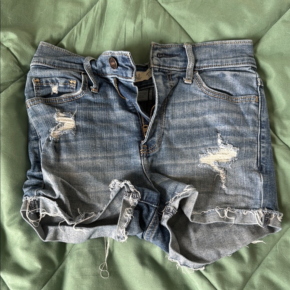 Abercrombie & Fitch Blue Denim Shorts